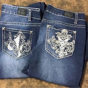 Blue jeans, set of two, Love Indigo, size 10